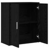 vidaXL Buffet 2 pcs Ch&ecirc;ne noir 60 x 31 x 70 cm Bois d'ing&eacute;nierie