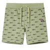 Short pour enfants avec cordon de serrage kaki clair 116