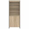 vidaXL Armoires Hautes 2 pcs Sonoma 60 x 36 x 300 cm Bois d'ing&eacute;nierie