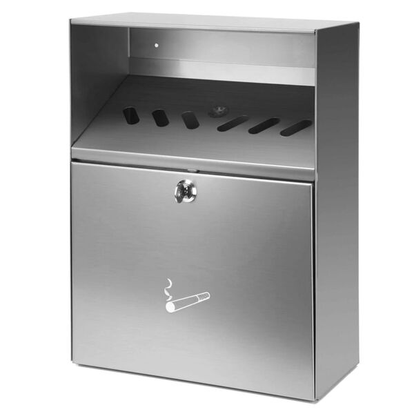 V-Part Cendrier mural Argent&eacute;