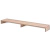 vidaXL Support de moniteur bois d'ing&eacute;nierie 110x23,5x9 cm beige