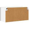 vidaXL Armoire suspendue Ch&ecirc;ne noir et Blanc 80 x 31 x 40 cm