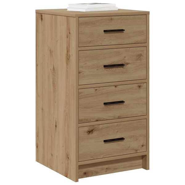vidaXL Buffet ch&ecirc;ne artisanal 40 x 41 x 75 cm Bois d'ing&eacute;nierie