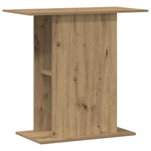 vidaXL Support d'aquarium Ch&ecirc;ne artisanal 36x75x72,5 cm Bois d'ing&eacute;nierie