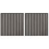 vidaXL Panneaux muraux 2 pcs Gris 60,5 x 60 cm