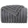 vidaXL Couvertures &agrave; jeter 6 pcs Gris fonc&eacute; 200 x 150 cm Toison