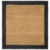 vidaXL Tapis de zone Gris fonc&eacute; 240 x 240 cm Jute