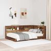 vidaXL T&ecirc;te de lit de rangement Bois Ancien 120 cm Bois d'ing&eacute;nierie