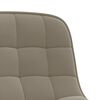 vidaXL Chaises pivotantes &agrave; manger lot de 2 Gris clair Velours