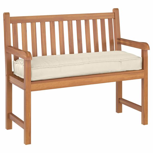 vidaXL Coussin Cr&egrave;me 120 x 40 x 8 cm Tissu Oxford