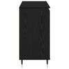 vidaXL Buffet Chêne noir 101.5 x 35 x 70 cm Bois d'ingénierie