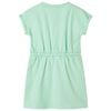 Robe pour enfants avec cordon de serrage vert vif 92