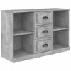 vidaXL Buffet gris b&eacute;ton 104,5x35,5x67,5 cm bois d'ing&eacute;nierie