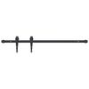 vidaXL Kit de porte d'armoire coulissante 91 cm acier au carbone