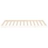 vidaXL Cadre de lit sans matelas blanc 100x200 cm bois de pin massif