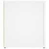 vidaXL Meubles TV 2 pcs Blanc 80x31,5x36 cm Bois d'ing&eacute;nierie