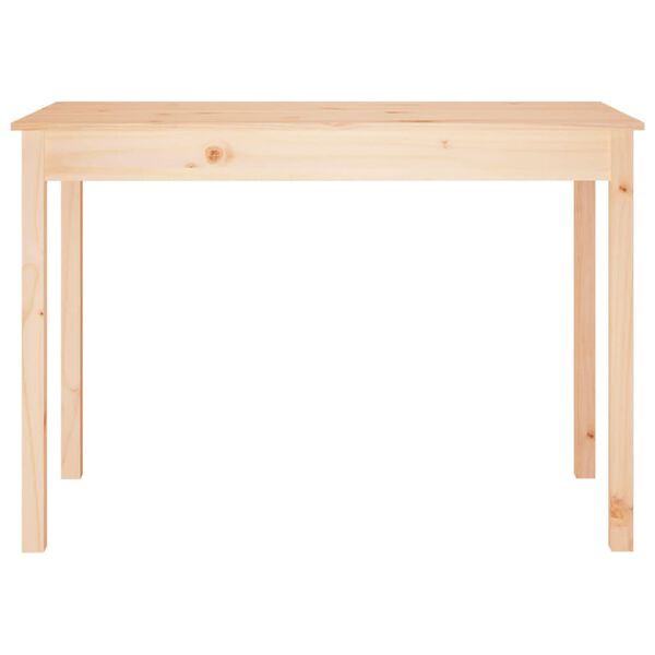vidaXL Table à manger 110x55x75 cm Bois massif de pin