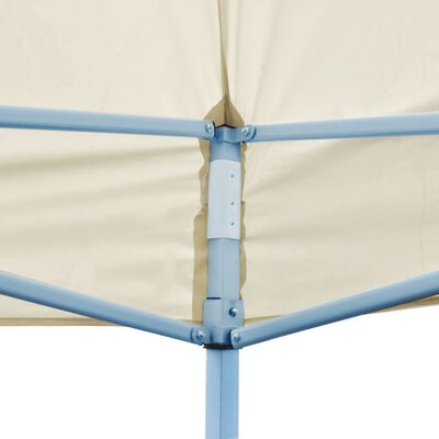 vidaXL Tente de réception pliable crème 3 x 6 m