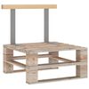 vidaXL Dossier pour canap&eacute; palette 70 cm Bois de pin solide
