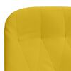 vidaXL Chaise de relaxation Jaune moutarde Velours