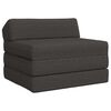 vidaXL Canap&eacute;-lit pliable Gris fonc&eacute; 200 x 70 x 10 cm Tissu