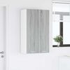 vidaXL Armoire suspendue avec stockage Gris Sonoma 60 x 31 x 100 cm