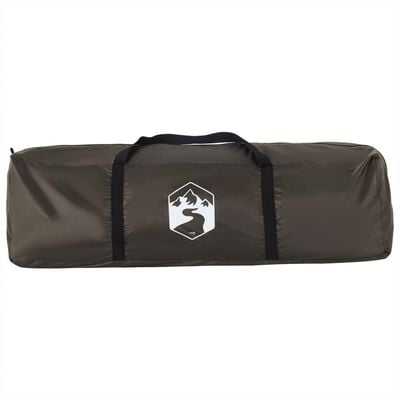 vidaXL Tente de pêche 4 personnes marron imperméable