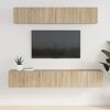 vidaXL Ensemble de meubles TV 5 pcs Ch&ecirc;ne sonoma Bois d'ing&eacute;nierie