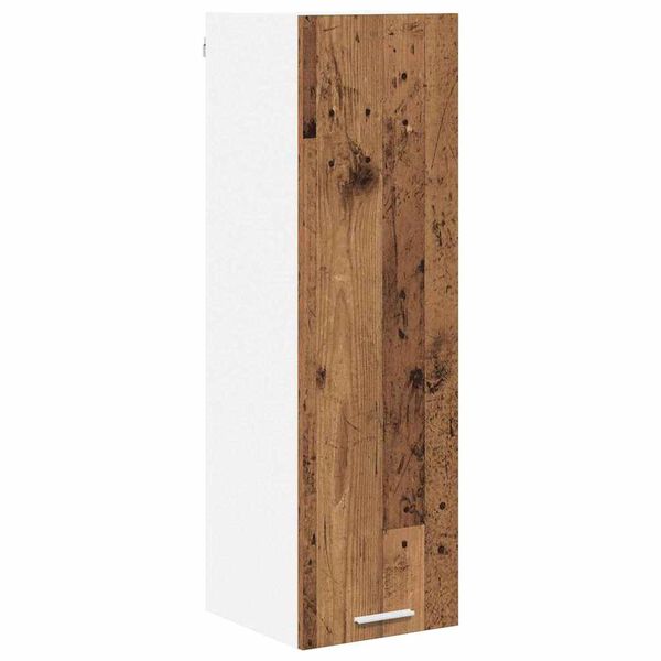 vidaXL Armoire suspendue avec stockage Bois ancien 30 x 31 x 100 cm