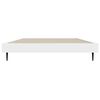 vidaXL Cadre de lit sans matelas blanc 90x200 cm bois d'ing&eacute;nierie