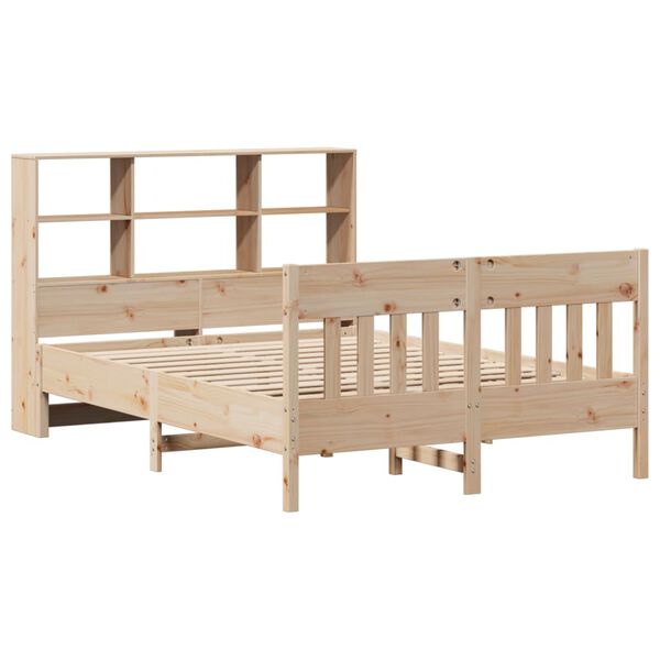 vidaXL Cadre de lit sans matelas 160x200 cm bois massif de pin