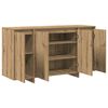 vidaXL Buffet Ch&ecirc;ne artisanal 135 x 41 x 75 cm Bois d'ing&eacute;nierie
