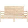 vidaXL Cadre de lit sans matelas bois massif