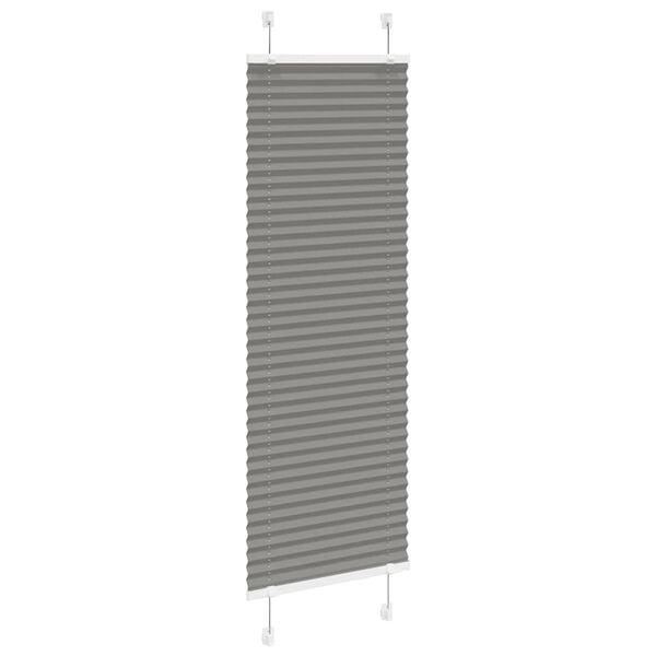vidaXL Store pliss&eacute; anthracite 50x100 cm largeur du tissu 49,4 cm