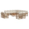 vidaXL Ensemble de canap&eacute;s d'ext&eacute;rieur 14 pc 13 place