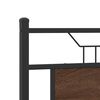 vidaXL Cadre de lit sans matelas ch&ecirc;ne marron 140x190 cm
