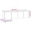 vidaXL Meubles TV muraux 2 pcs ch&ecirc;ne fum&eacute; 80x30x41 cm