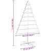vidaXL Arbre de Noël en bois pour décoration 150 cm bois massif