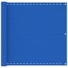 vidaXL &Eacute;cran de balcon Bleu 90x600 cm PEHD