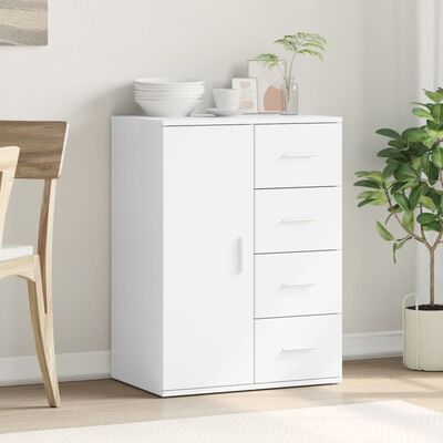 vidaXL Buffet blanc 59x39x80 cm bois d'ingénierie