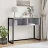 vidaXL Table d'appoint Gris Sonoma 100 x 36 x 75 cm Bois d'ing&eacute;nierie