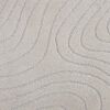 vidaXL Tapis de surface Rond HUARTE Cr&egrave;me &Oslash; 160 CM Polyester