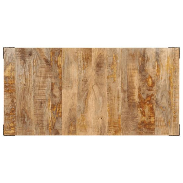 vidaXL Table &agrave; manger 160x80x75 cm bois de manguier massif
