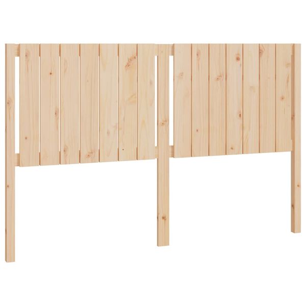 vidaXL T&ecirc;te de lit 165,5x4x100 cm Bois massif de pin