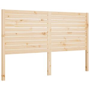 vidaXL T&ecirc;te de lit 141x4x100 cm Bois massif de pin