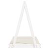 vidaXL Cadre de lit pour enfant blanc 80x160 cm bois de pin massif