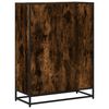 vidaXL Biblioth&egrave;que ch&ecirc;ne fum&eacute; 80,5x35x107,5 cm bois d'ing&eacute;nierie