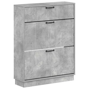 vidaXL Cabinet &agrave; chaussures HOORN 78 x 24 x 100 cm Bois d'ing&eacute;nierie