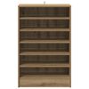 vidaXL Armoire &agrave; chaussures ch&ecirc;ne artisanal bois d'ing&eacute;nierie
