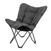 Bo-Camp Chaise papillon Grainger Gris
